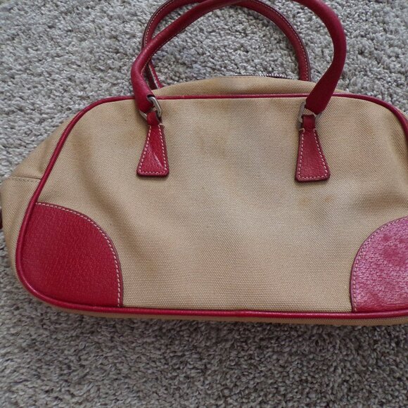 Prada Vintage Y2k mini canvas bag - Picture 3 of 10
